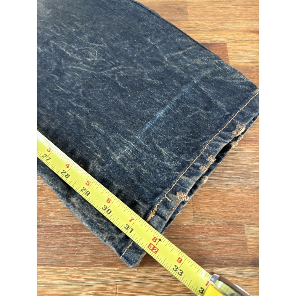 Vintage Southpole 90's Y2K Baggy Jeans Size 40 X 32 Distressed Skater Punk Denim - Picture 10 of 16